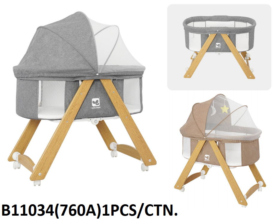 Cool Baby Cradle with Canopy - B11034