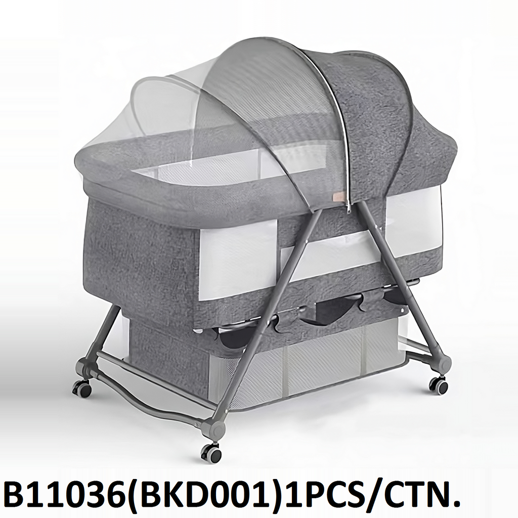 Grey Cradle with Storage - B11036
