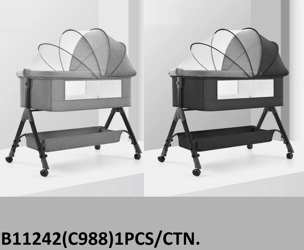 Lightweight Cradle – Grey & Dark Grey with Storage - B11242